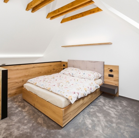 Ukázka řešení interiéru jednoho z apartmánů